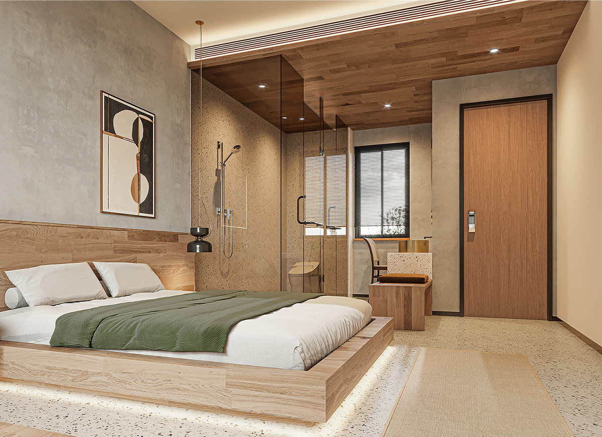 淮北小型極簡禪意民宿--生活美學(xué)空間(圖4) 淮北小型極簡禪意民宿--生活美學(xué)空間(圖4)