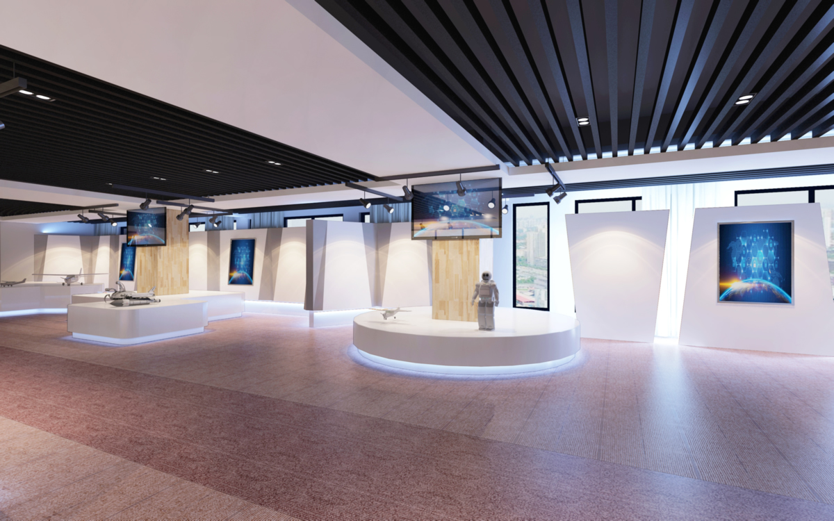 國科上海企業(yè)1350平方企業(yè)展廳裝修設(shè)計項目(圖5) 國科上海企業(yè)1350平方企業(yè)展廳裝修設(shè)計項目(圖5)