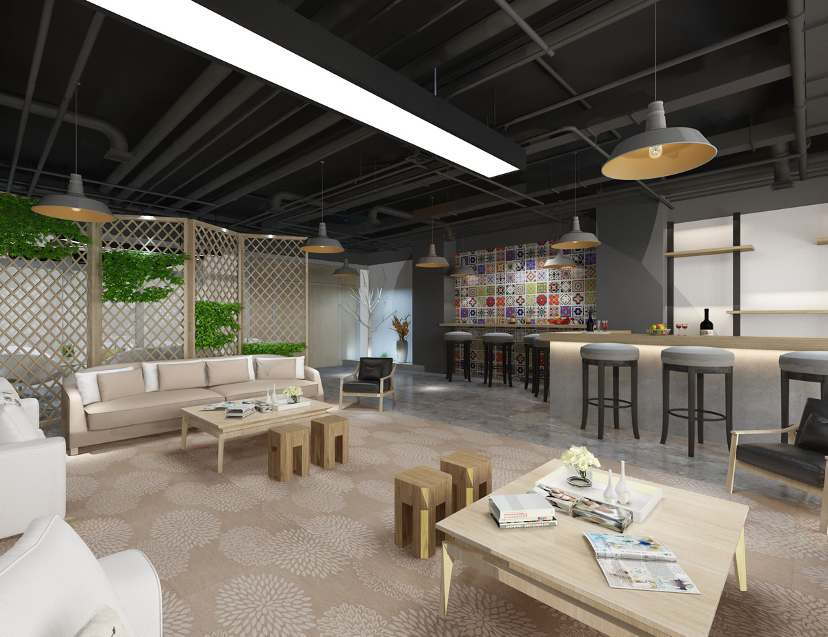 安徽國(guó)科2500平工業(yè)風(fēng)辦公空間裝修項(xiàng)目(圖3) 安徽國(guó)科2500平工業(yè)風(fēng)辦公空間裝修項(xiàng)目(圖3)