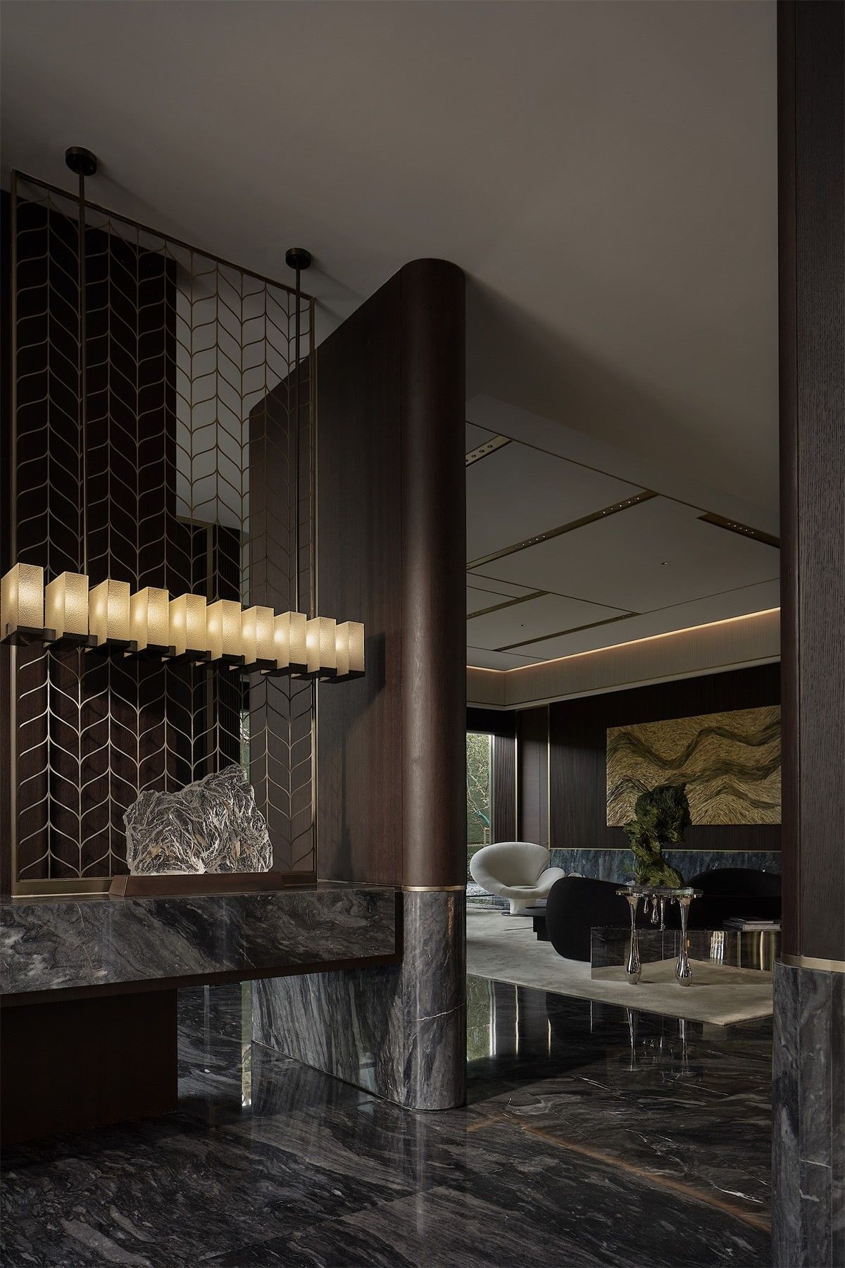 淮北.華松御苑售樓部新中式裝飾裝修項目(圖5) 淮北.華松御苑售樓部新中式裝飾裝修項目(圖5)