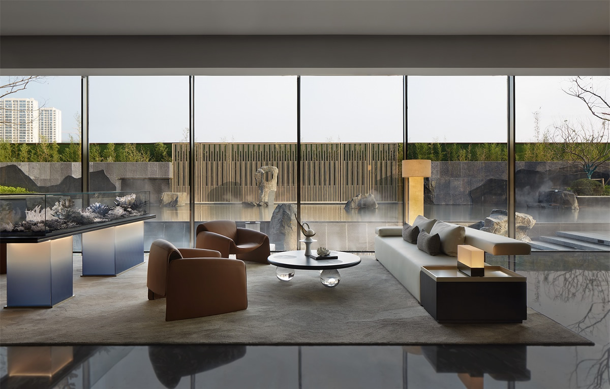 淮北.華松御苑售樓部新中式裝飾裝修項目(圖4) 淮北.華松御苑售樓部新中式裝飾裝修項目(圖4)