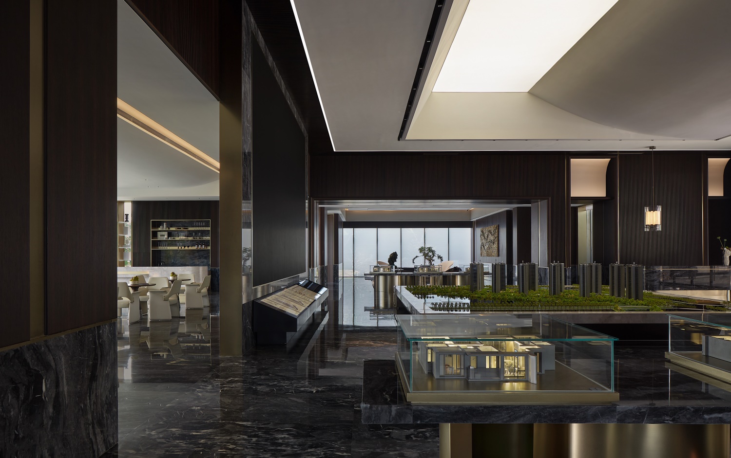 淮北.華松御苑售樓部新中式裝飾裝修項目(圖2) 淮北.華松御苑售樓部新中式裝飾裝修項目(圖2)