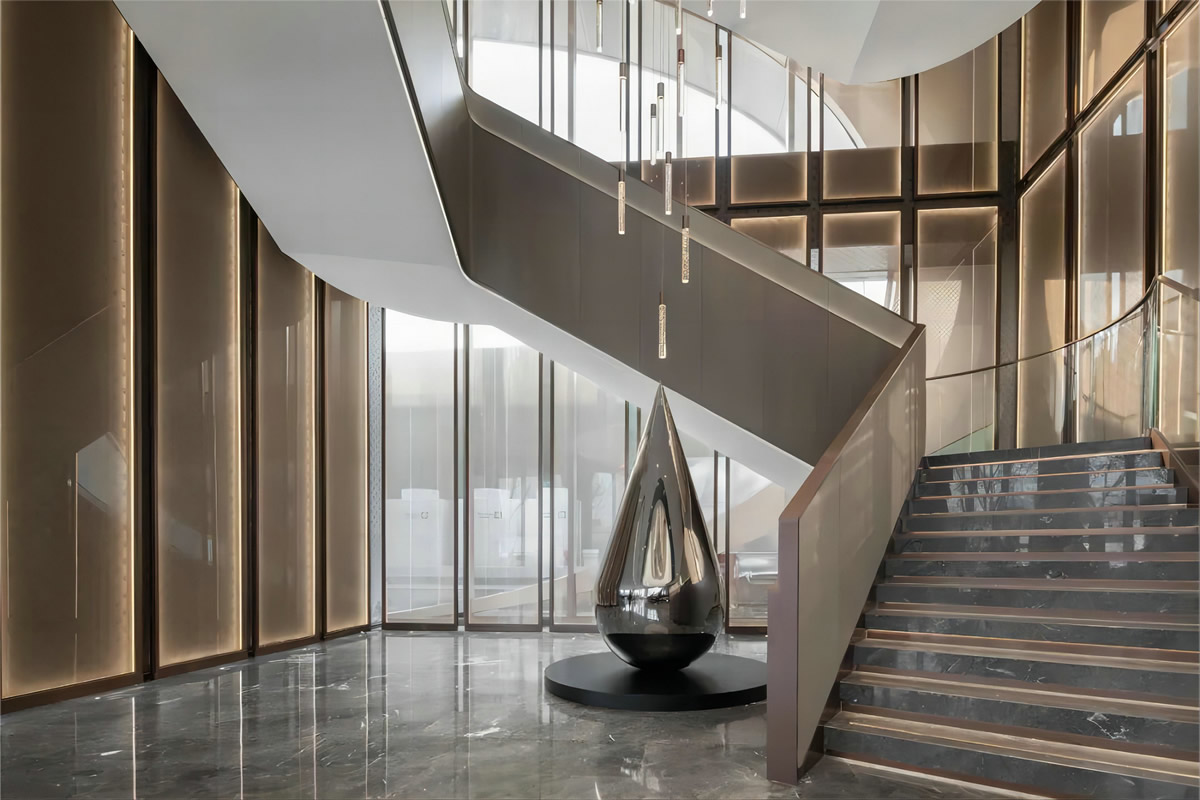 淮北·金街坊售樓部現(xiàn)代簡約裝飾裝修設計工程(圖6)