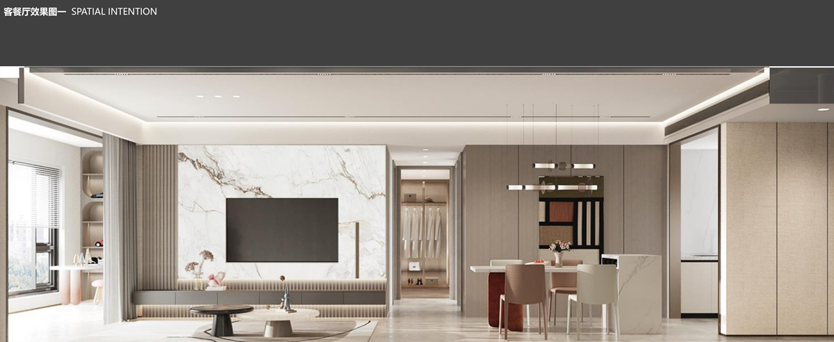 淮北.華松籣墅香汐高層C戶型現(xiàn)代簡約風樣板間裝飾裝修項目(圖3) 淮北.華松籣墅香汐高層C戶型現(xiàn)代簡約風樣板間裝飾裝修項目(圖3)