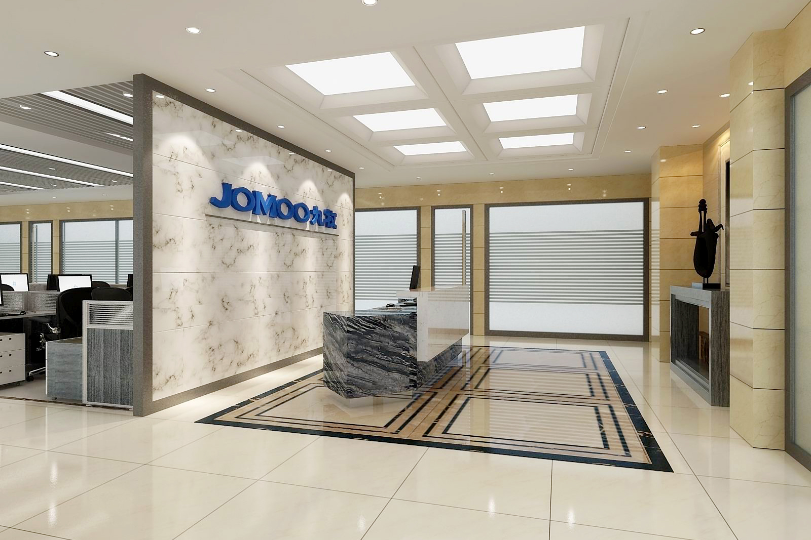 合肥九牧1000平方辦公室裝修(圖1) 門廳 副本.jpg