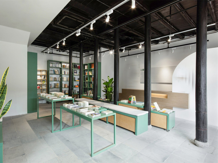 安慶市300平方三角書店裝修設計(圖1) 1.jpg