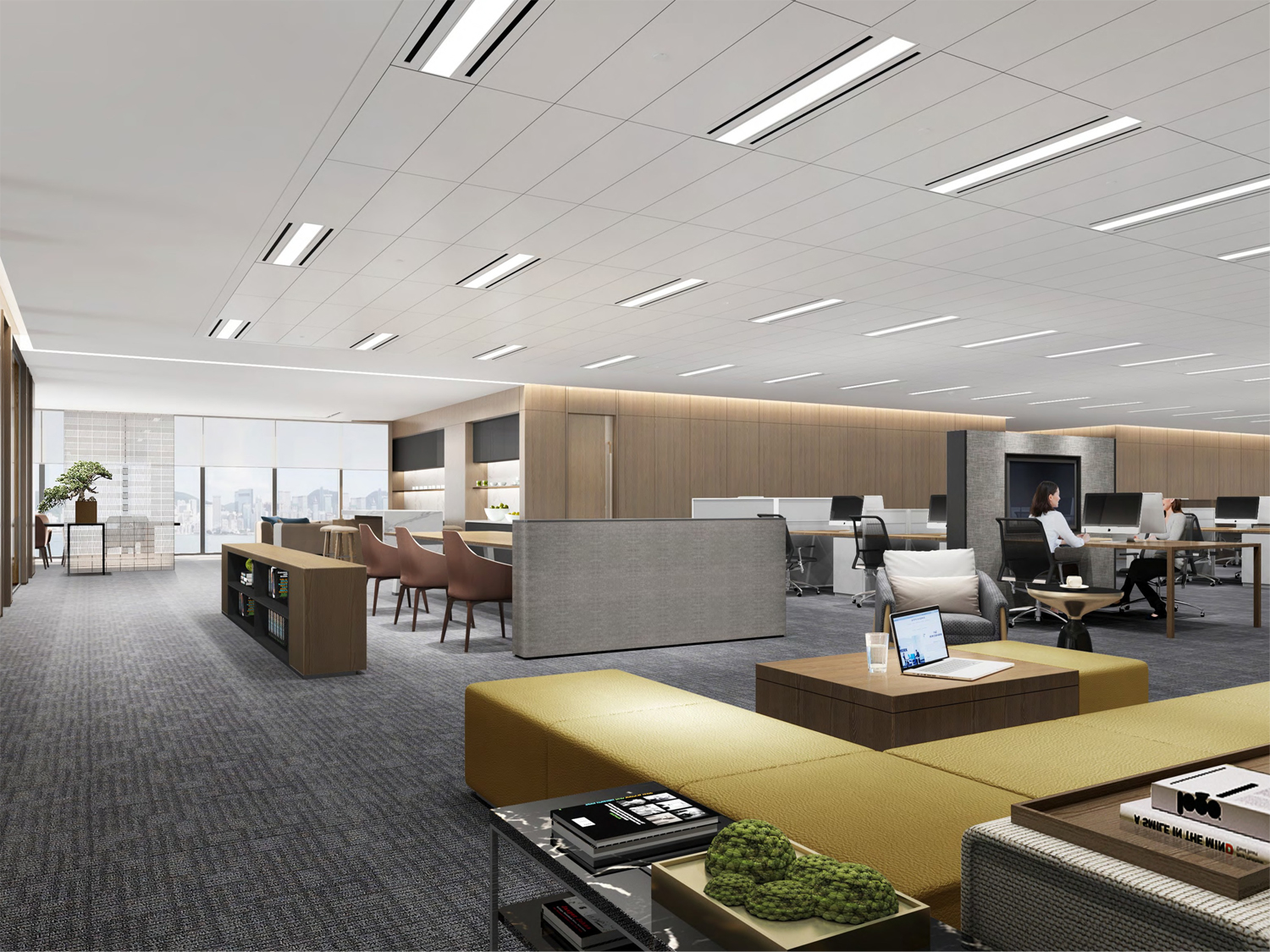 上海久壬科技合肥分公司聯(lián)東U谷辦公室裝修改造工程 (圖3) 敞開(kāi)辦公區(qū)3.jpg