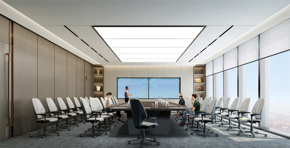 宣城涇縣皖新機(jī)電總部會議室、接待室裝修案例(圖2) 小會議室.jpg