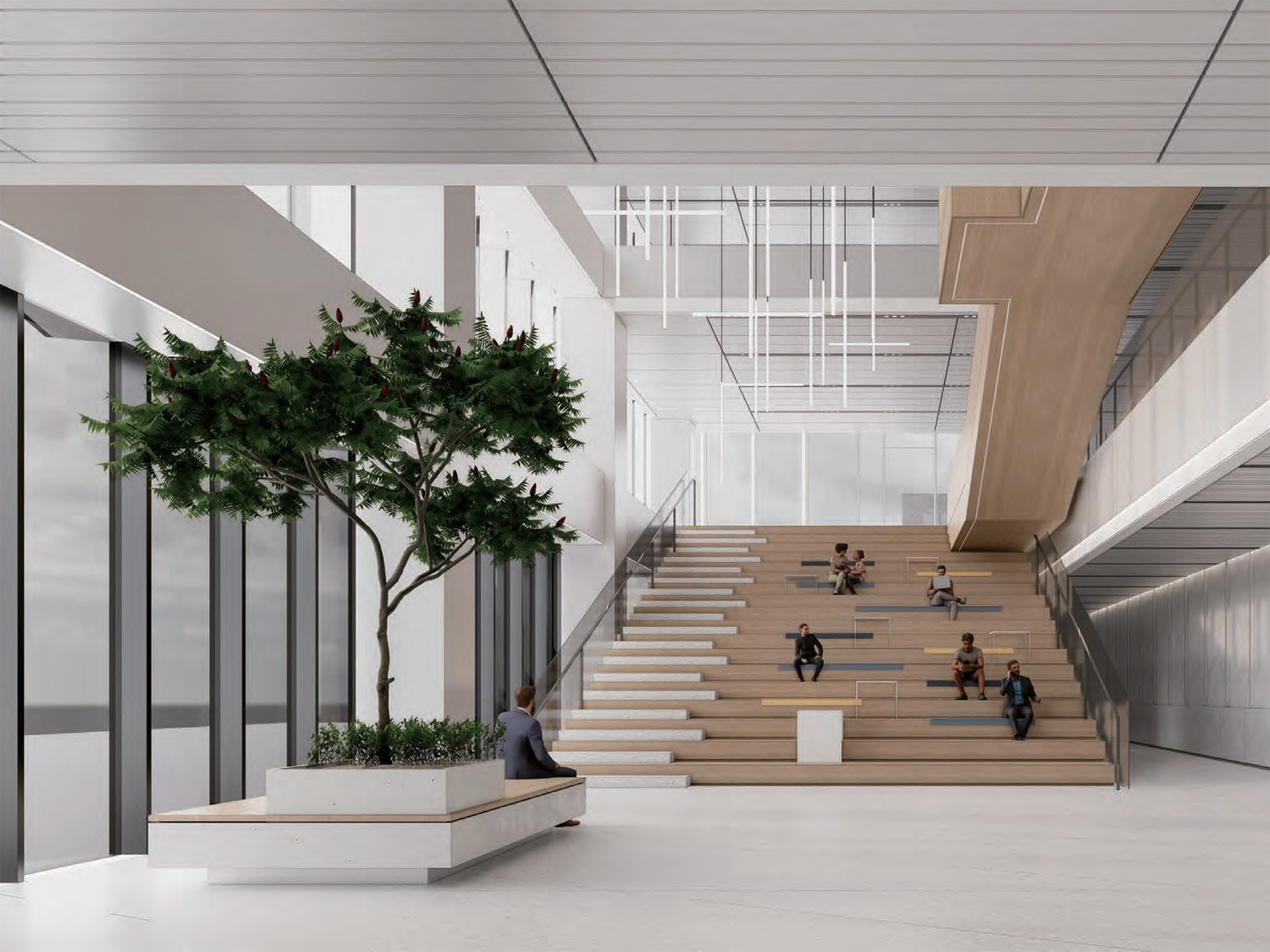 合肥西普產(chǎn)業(yè)園武警裝備新場地接待大廳裝修設(shè)計案例(圖3) 2.jpg