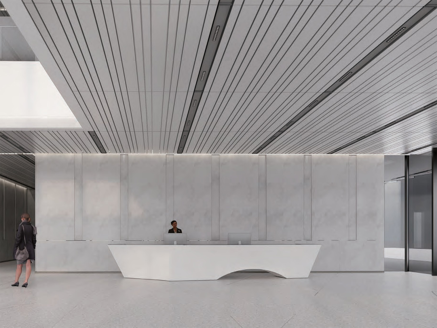 合肥西普產(chǎn)業(yè)園武警裝備新場地接待大廳裝修設(shè)計案例(圖1) 4.jpg