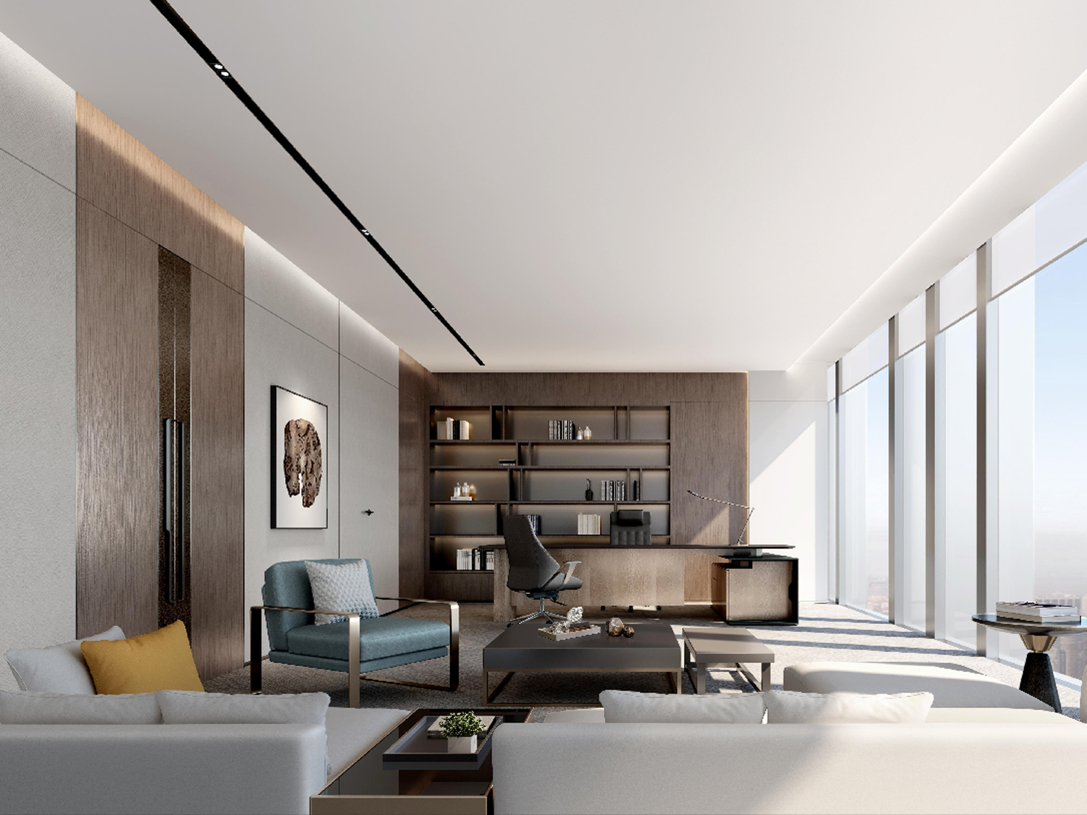 總經理辦公室的裝修設計注意細節(jié)(圖1) 總經理室.jpg