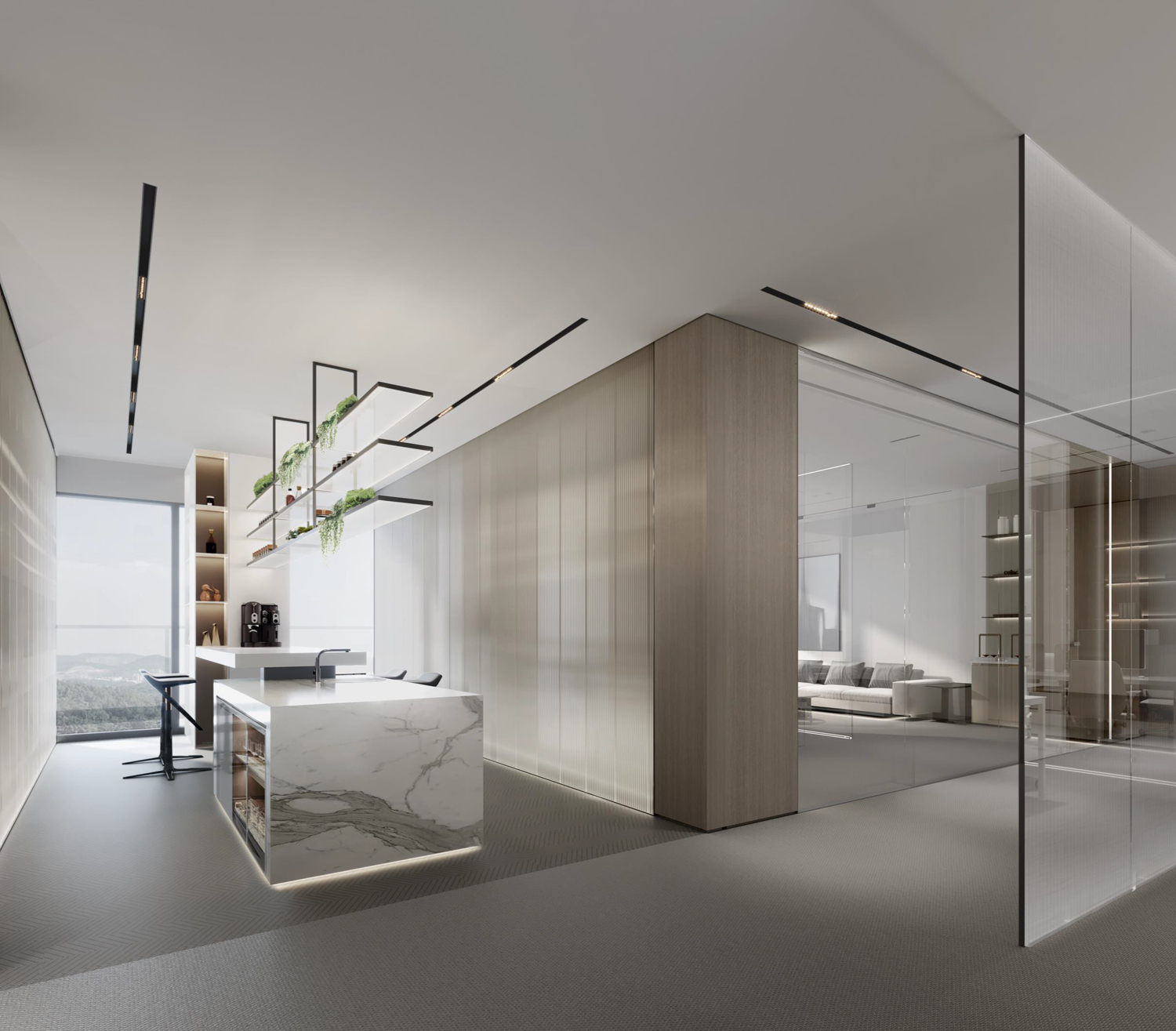 安徽半山裝飾裝修公司帶你了解辦公樓茶水間裝修設(shè)計(jì)(圖2) 茶水間.jpg