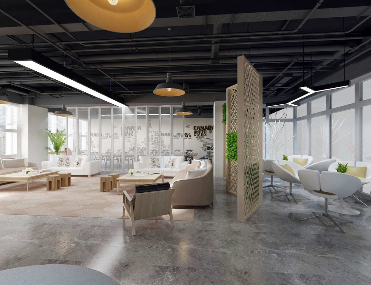 辦公室裝修-瓷磚的選購方法(圖1) 12F洽談室.jpg