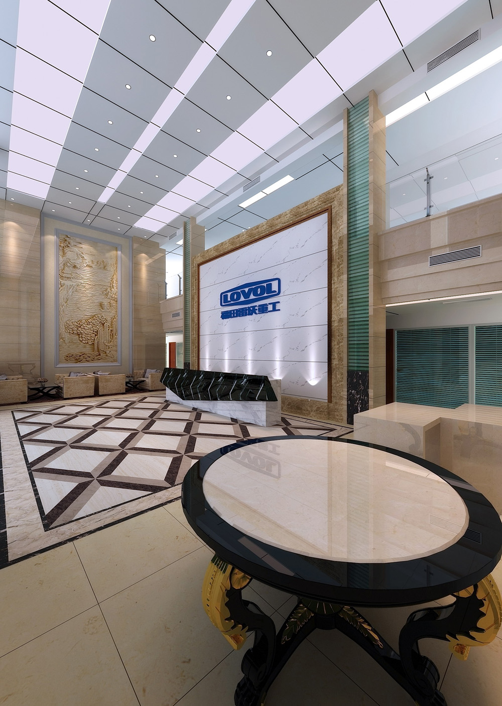 雷沃機械設(shè)備有限公司-辦公樓裝修(圖2) 雷沃機械設(shè)備有限公司-辦公樓裝修(圖2)