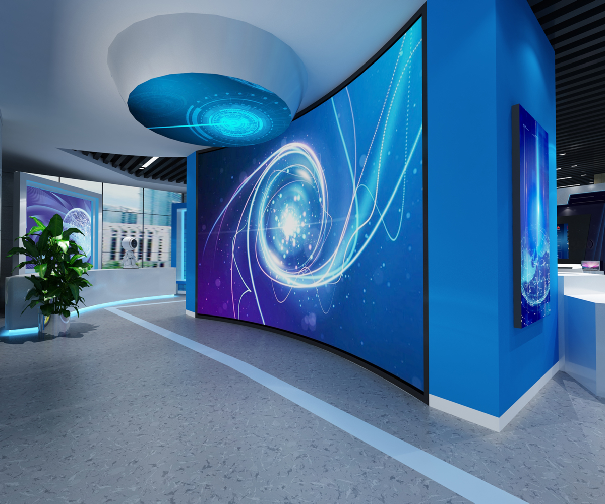 阜陽科技(阜陽)有限公司-科技展廳裝修(圖1) 阜陽科技(阜陽)有限公司-科技展廳裝修(圖1)