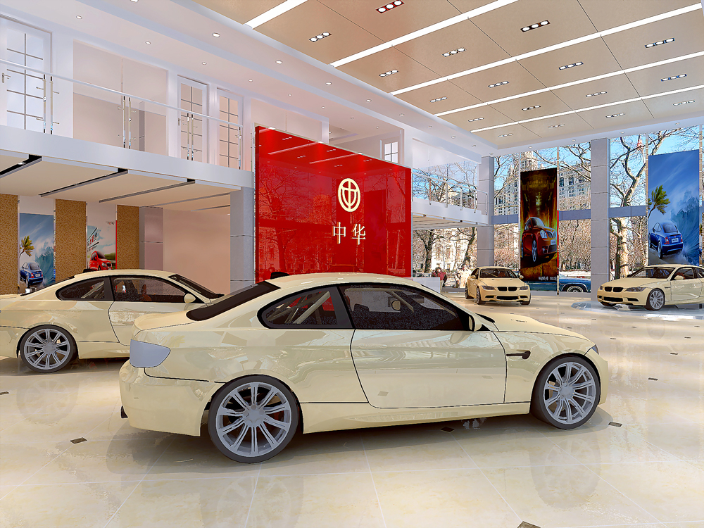 4S店展廳裝修(圖3) 4S店展廳裝修(圖3)