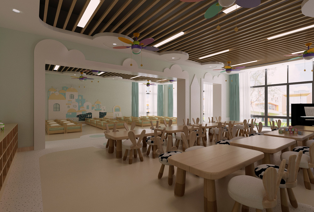皖新文化廣場(chǎng)2300平方幼兒園裝修設(shè)計(jì)項(xiàng)目(圖4) 皖新文化廣場(chǎng)2300平方幼兒園裝修設(shè)計(jì)項(xiàng)目(圖4)